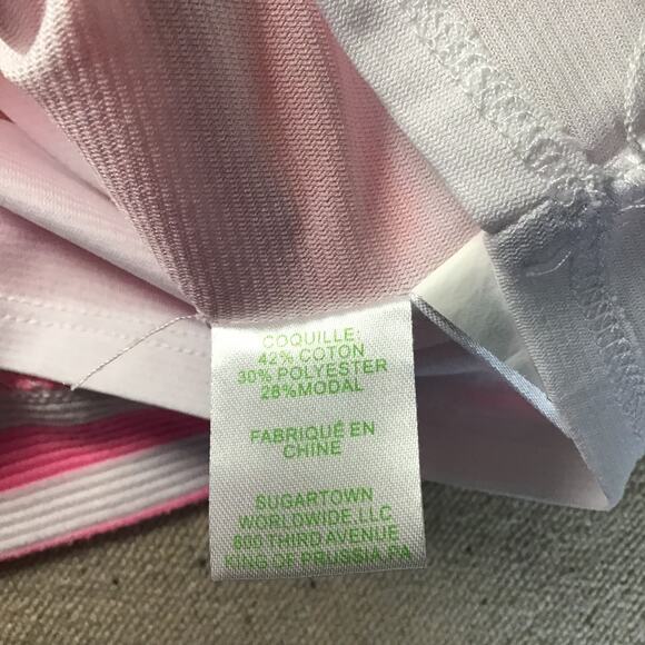 Lilly Pulitzer Women Stripe Shift Dress Sz Small Pink  Eden Tropical Mini Dress - Picture 13 of 16